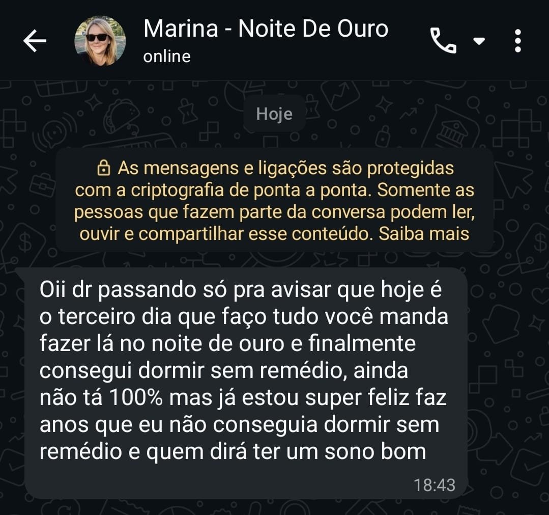 Depoimento Rute Noite de Ouro